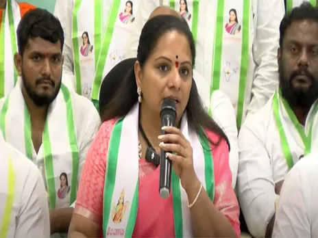 BRS MLC K Kavitha (Photo/ANI)