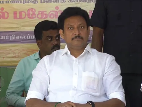 Tamil Nadu School Education Minister Anbil Mahesh Poyyamozhi (Photo/ANI)