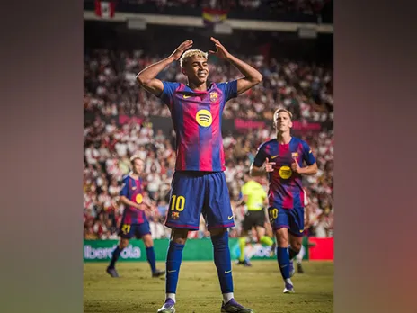 Lamine Yamal. (Photo: @FCBarcelona X)