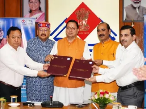 Uttarakhand Government, NHLML sign pact for Kedarnath and Hemkund Sahib ropeways. (Photo/CMO)