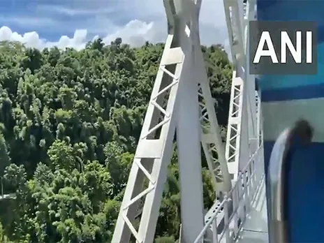 Bairabi-Sairang Railway was built under the budget of Rs 8071 crore. (Photo/ANI)