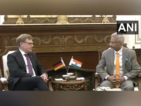 External Affairs Minister S Jaishankar with his German Counterpart Johann Wadephul(Photo/ANI)