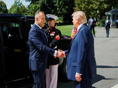 US President Donald Trump with Polish President Karol Nawrocki (Photo/Reuters)