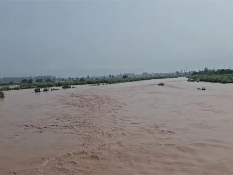 Ghaggar River in Derabassi (File Photo/ANI)