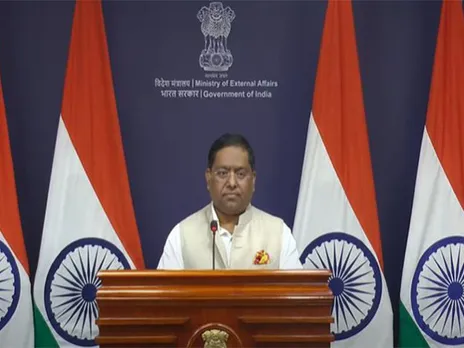 Ministry of External Affairs spokesperson Randhir Jaiswal (Photo/MEA,YouTube)