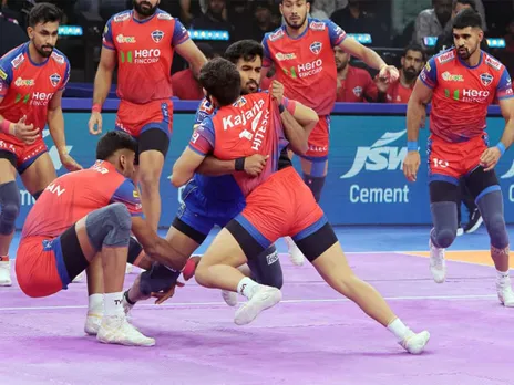 Players in action during PKL. (Photo/PKL)
