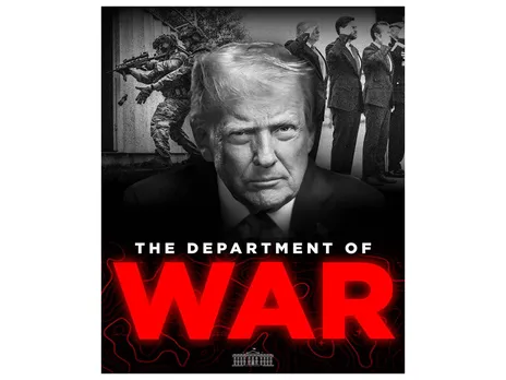 Poster announcing the restoration of name 'Department of War' (Photo/ X@WhiteHouse)