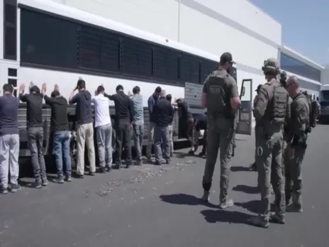 Arrest of workers from the Hyundai plant in Georgia (Photo/ Reuters)
