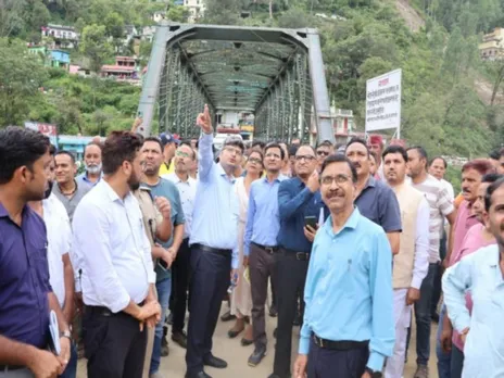 Inter-ministerial team visits disaster-hit areas in Uttarakhand’s Tharali region (Photo/CMO)