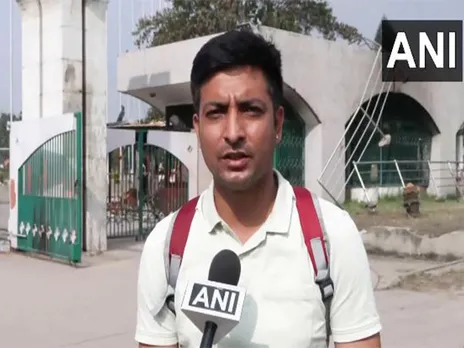 A local resident on the streets of Kathmandu amid unrest and army presence (Photo/ANI)