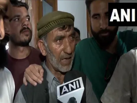 Mehraj Malik's father Shamas Din Malik (Photo/ANI)