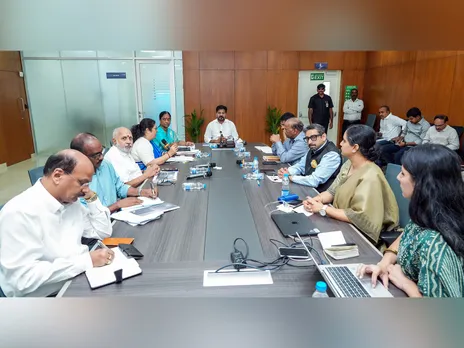 Telangana Chief Minister Revanth Reddy directs officials to make arrangements for the Godavari Pushkaralu festival (Photo/ANI)