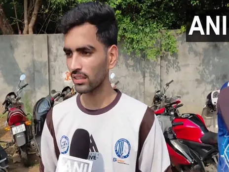 Mohit, a cricket enthusiast from Vadodara (Photo/ANI)