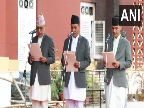 Kulman Ghising, Om Prakash Aryal, Rameshwor Khanal join Nepal’s interim cabinet (Photo/ANI)
