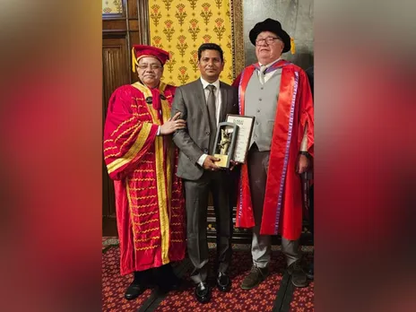 Sachin Rai and SRIT Honoured at UK Parliament with Entrepreneurship Award for Innovation in Laptop Rental and Digital Access