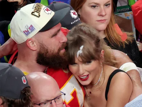 Travis Kelce,  Taylor Swift (Image source/Reuters)