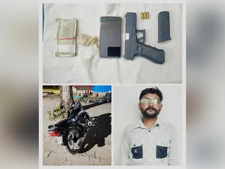 BSF apprehends 4; seizes pistol, heroin and drone in Punjab (Photo/ANI)