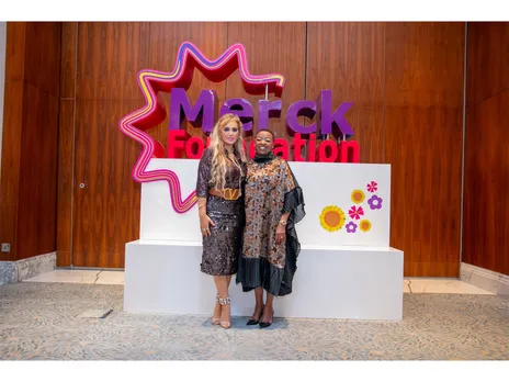 Senator Dr. Rasha Kelej, Merck Foundation CEO with H.E. Mrs. RACHEL RUTO E.G.H., First Lady of the Republic of Kenya at the 7th Edition of Merck Foundation First Ladies Initiative Summit