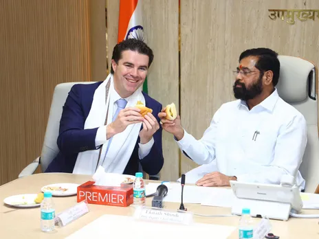 Australian MP Tim Watts meets Maharashtra Dy CM Shinde (Photo/DCMO)
