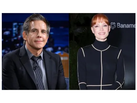 Ben stiller (L), Jessica Chastain (R) (Photo/instagram/@fallontonight, @jessicachastain)