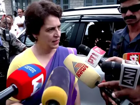 Congress leader and Wayanad MP Priyanka Gandhi (Photo/ANI)