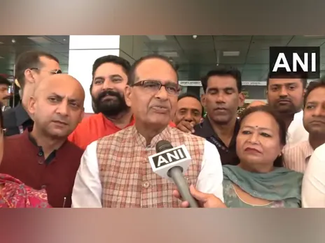 Union Minister Shivraj Singh Chouhan in Jammu. (Photo/ANI)