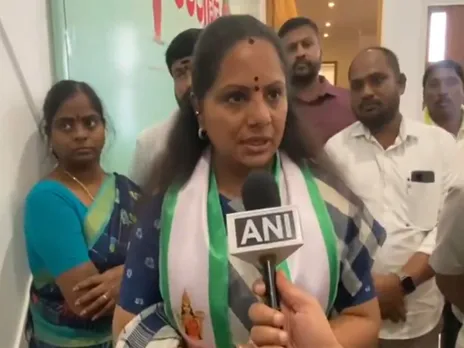 Telangana Jagruthi chief K Kavitha  (Photo/ANI)
