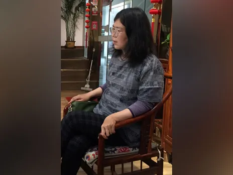 Chinese citizen journalist Zhang Zhan (Photo/Reuters)