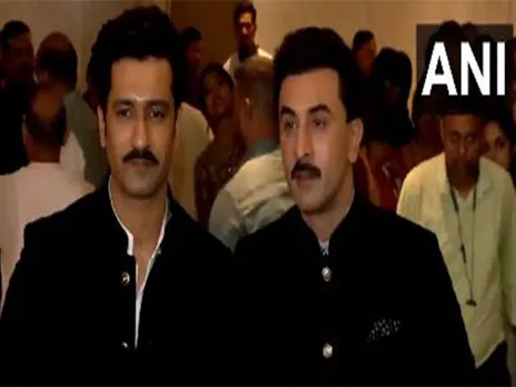 Actors Ranbir Kapoor and Vicky Kaushal (Image source: ANI)