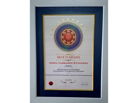 HP Fisheries Department honoured with prestigious SKOCH Gold Award (Photo: x/@DoFishHP)