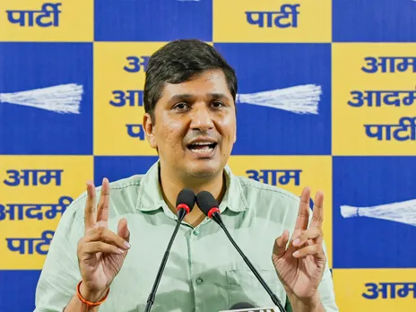Delhi AAP President Saurabh Bharadwaj (Photo/ANI)