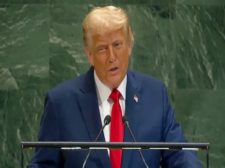 US President Donald Trump addresses the 80th session of the United Nations General Assembly in New York (Photo/YouTube)