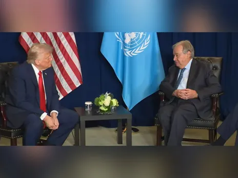 US President Donald Trump with UN Secretary-General António Guterres (Photo/WhiteHouseYoutube)