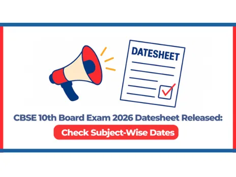 CBSE 10th Board Exam 2026 Datesheet Released