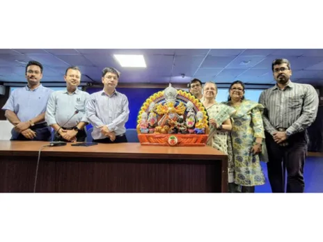 IEM’s 3D Printing Lab Crafts Eco-Friendly Durga Idol, Blending Tradition with Technology