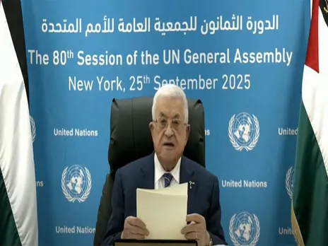 Palestinian President Mahmoud Abbas addresses the 80th UN General Assembly via video link (Photo/YouTube)