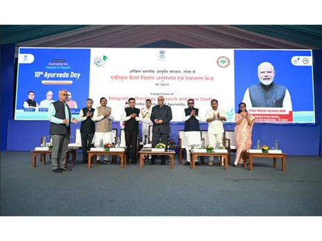 The first-of-its-kind Integrative Oncology Centre was inaugurated in Goa (Photo/PIB)