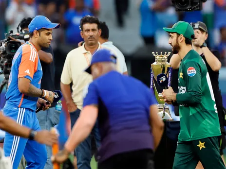 India skipper Suryakumar Yadav and Pakistan captain Salman Agha (Photo/ANI)