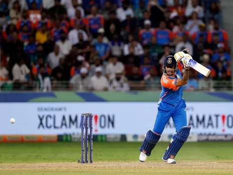 India skipper Suryakumar Yadav in action on Sunday (Photo: ANI)