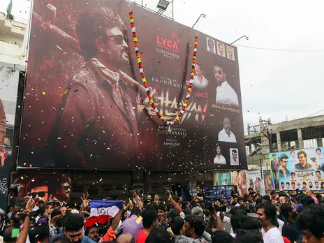 Rajinikanth fans celebrate the release of his film (File Photo/ANI)