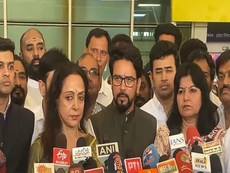 Eight-member NDA-BJP delegation (Photo/ANI)