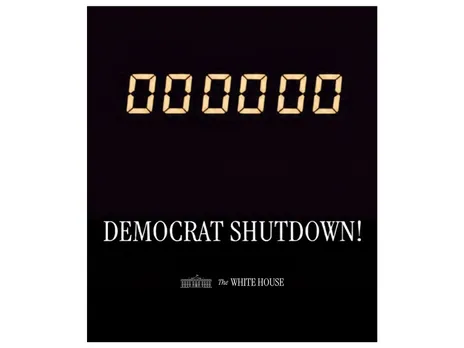 US federal government shuts down (Image: X@WhiteHouse)