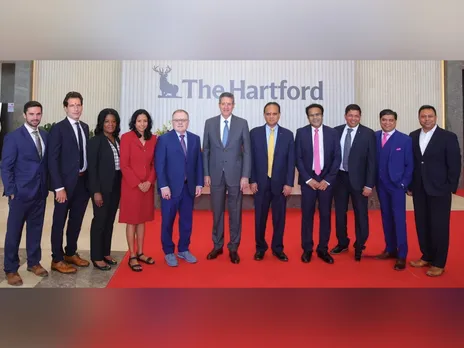 Christopher Swift, Chairman and CEO of The Hartford, along with other company executives, attended the grand opening of The Hartford’s new Technology Centre in Hyderabad