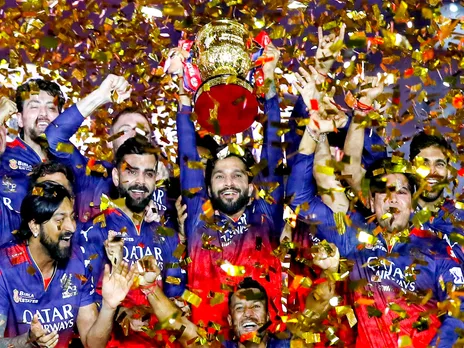 RCB celebrating title (Photo/ANI)
