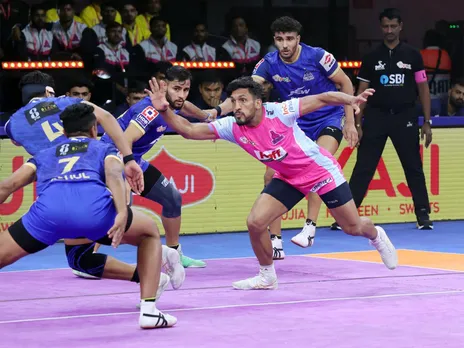 Players in action during the match (Photo/ANI)