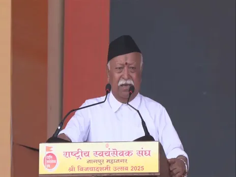 RSS Sarsanghchalak Dr. Mohan Bhagwat (Photo/ANI)