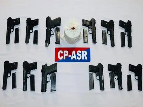 Punjab Police recover arms and narcotics (Photo/X@DGPPunjabPolice)