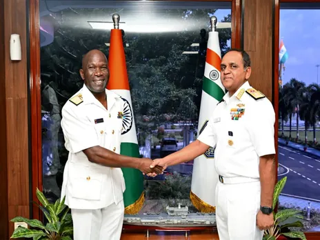 Major General Paul Owuor Otieno visits Southern Naval Command (SNC), Kochi (Photo/PIB)