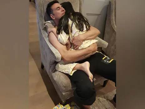 Actor Akshay Kumar and his daughter Nitara (Image source: Akshay's Instagram)