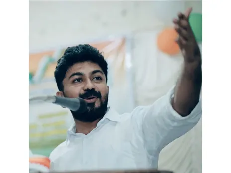 Pathanamthitta Youth Congress district president Vijay Induchoodan (Photo: Facebook/vijay.krishna.9003)